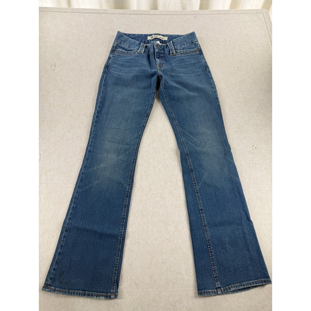 Gap Curvy Ultra Low Rise Jeans Womens 6R Bootcut Flare Medium Wash Y2K